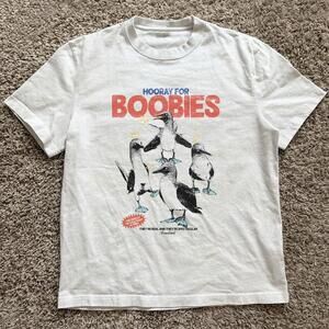 White Hooray For B00Bies Bird T Shirt 1